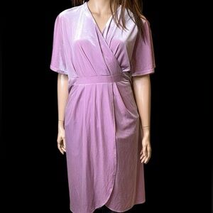 JESSAKAE PINK VELVET DRESS 3X